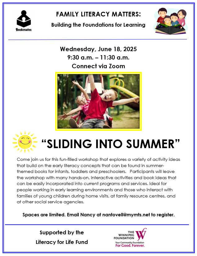 "Sliding Into Summer" workshop @ Connect via Zoom