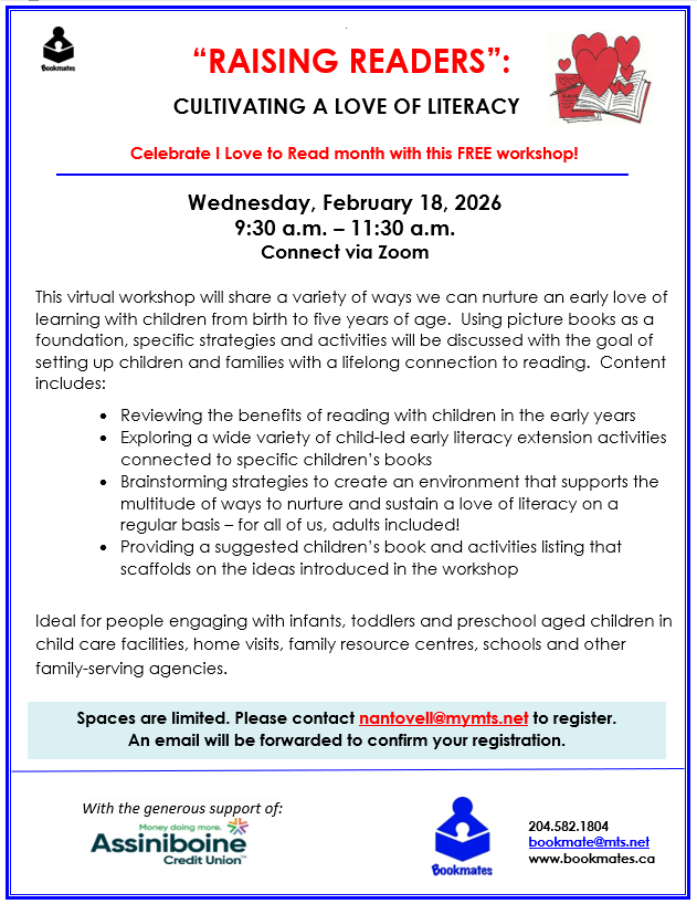 “Raising Readers: Cultivating a Love of Literacy" workshop @ Connect via Zoom